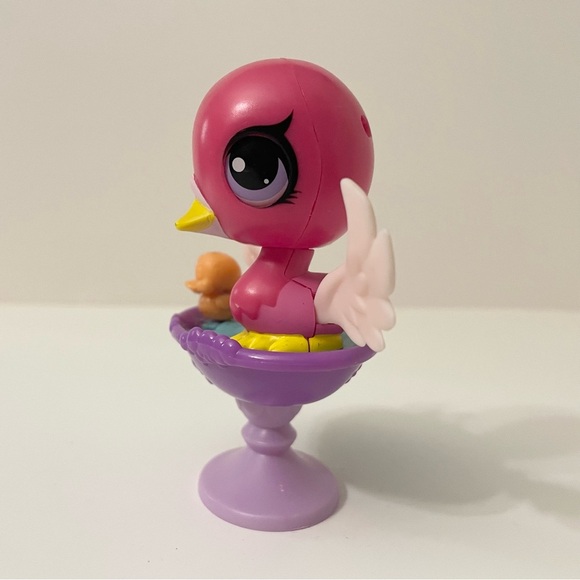 Hasbro Littlest Pet Shop Swan Magic Motion Splashin Swan Bath LPS - Picture 2 of 10